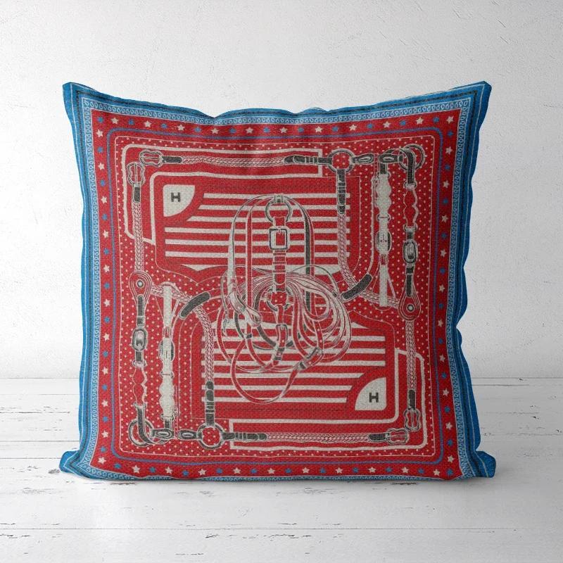 A Drop Shipping Printed Cushion Cover Decorative Pillowcases High-end Royal High Quality Thick Europe Rich Italy Design 1-27#
