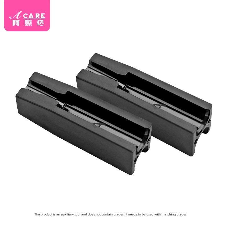 Sharpener/Eyebrow Pencil A1Pq801 - Eyebrow Pencil Sharpener, Eyebrow Knife, Eyebrow Pencil Sharpener, Special Auxiliary Tool for Trimming Eyebrows 2 Pencil Sharpening Aids (Blades Not Included)