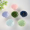 Zen Lotus Ceramic Incense Burner - Chinese Style Sandalwood & Stick Incense Holder for Home