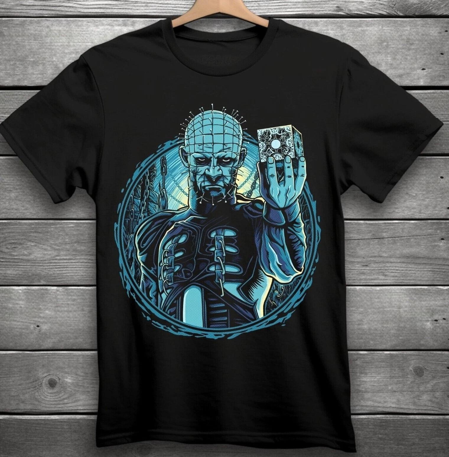 Pinhead Horror T-Shirt Black S-3XL Hellraiser XXXL