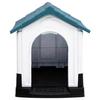 VidaXL Niche pour chien Bleu 57x68x66 cm Polypropylène 152227