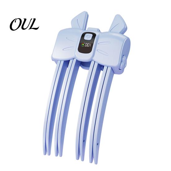 Professional Hair Root Lift Heated Clip, LCD Display Wireless Volumizing Travel Friendly Tool 2 Temperature Adjustable Electric Styling for