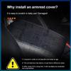 1Pcs Car Armrest Box Mats Leather Center Console Covers Emblem For Land Rover Freelander 2 L2 L319 L462 LF Range Sport Evoque L322 Discovery 2 3 4 5