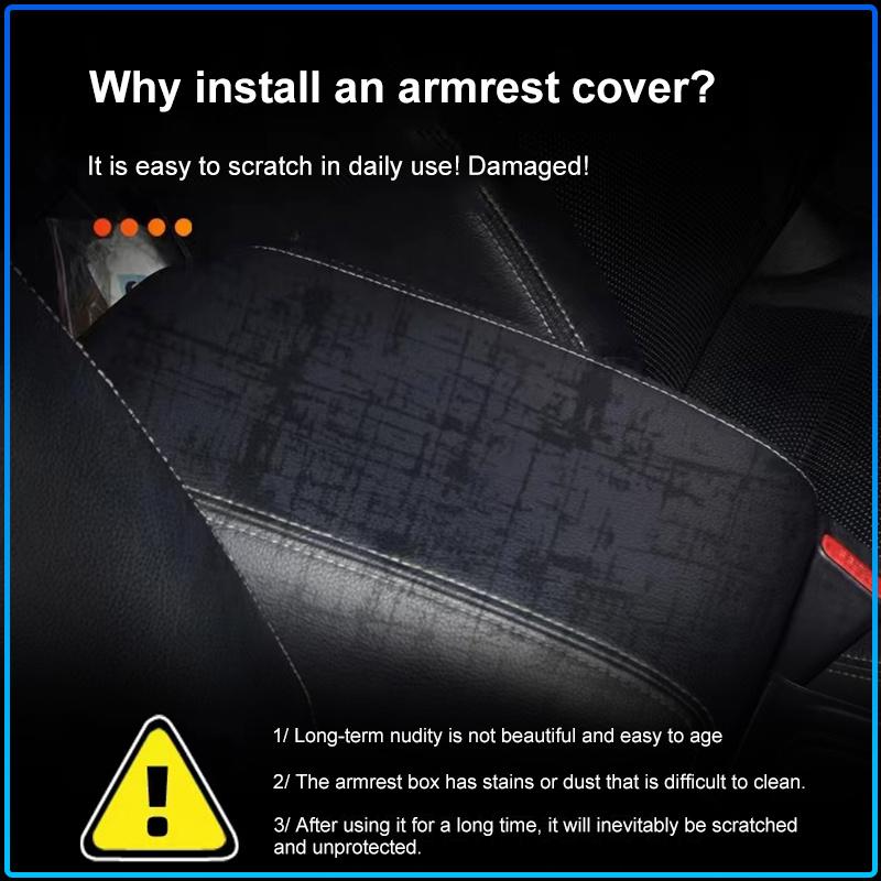 1Pcs Car Armrest Box Mats Leather Center Console Covers Emblem For Land Rover Freelander 2 L2 L319 L462 LF Range Sport Evoque L322 Discovery 2 3 4 5
