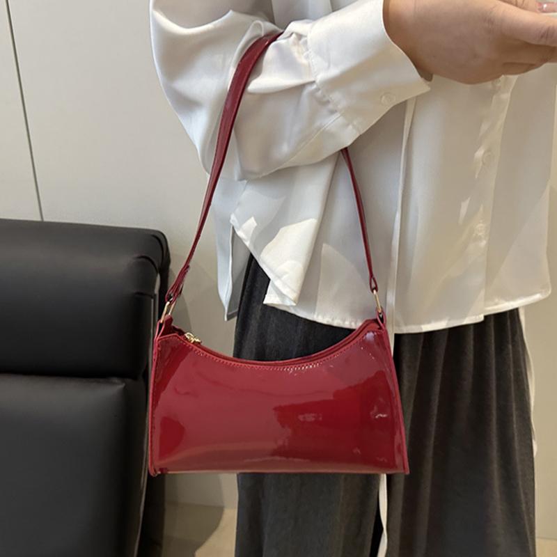 Yogodlns Fashion Large Capactiy Shoulder Bag Vintage Soft Leather Tote Bag Leisure Women's Armpit Hobo Bag Handbag