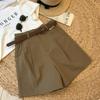 Korean Style High-Waisted Wide-Leg Capri Shorts for Women - Stylish and Slimming Summer 2026 Collection
