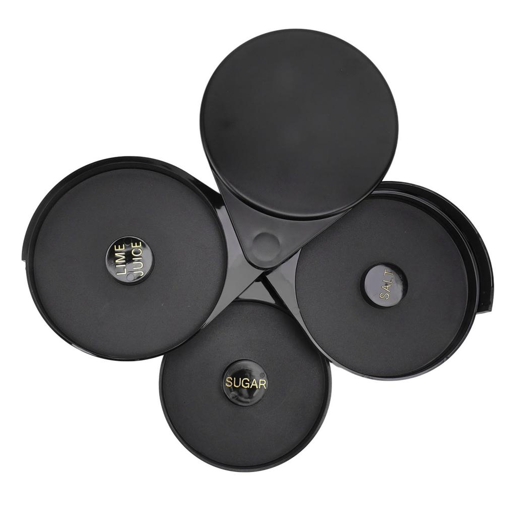 3-vånings Bar Glasrimmare Livsmedelskvalitet Professionell Socker Salt Rimmare Bartenderverktyg för Hemmabarer