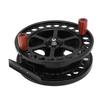 Fly Fishing Reel Aluminum Alloy Black 110mm Spool Diameter Fishing Rod Accessories for Right and Left Hand