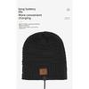 Wireless Bluetooth Beanie Hat, Waterproof Stereo Headphones Hat, 20M Transmission Range, 4 Hours Battery Life, Winter Warm Accessory