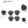 4pcs Car Round A/C Air Outlet Vent Universal 60mm 2.35 Inch Dashboard A/C Deflector Outlet Vents for RV Bus Boat Car Supplies