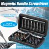 43 In 1 Ratchet Screwdriver Set Multi-function Magnetic Screwdriver Repair Tool Telescoping Pickup Tool for Furniture Eyeglass