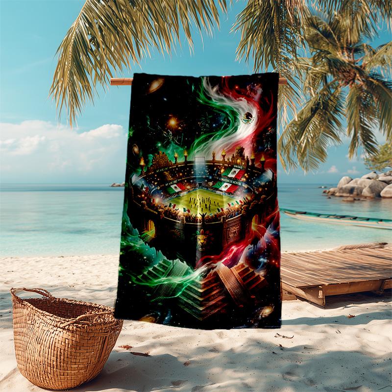 1pc Cosmic Football Stadium Microfiber Beach Towels Quick Dry Towel Sand Beach Towels Pool for Travel Swim Pool. S072101179