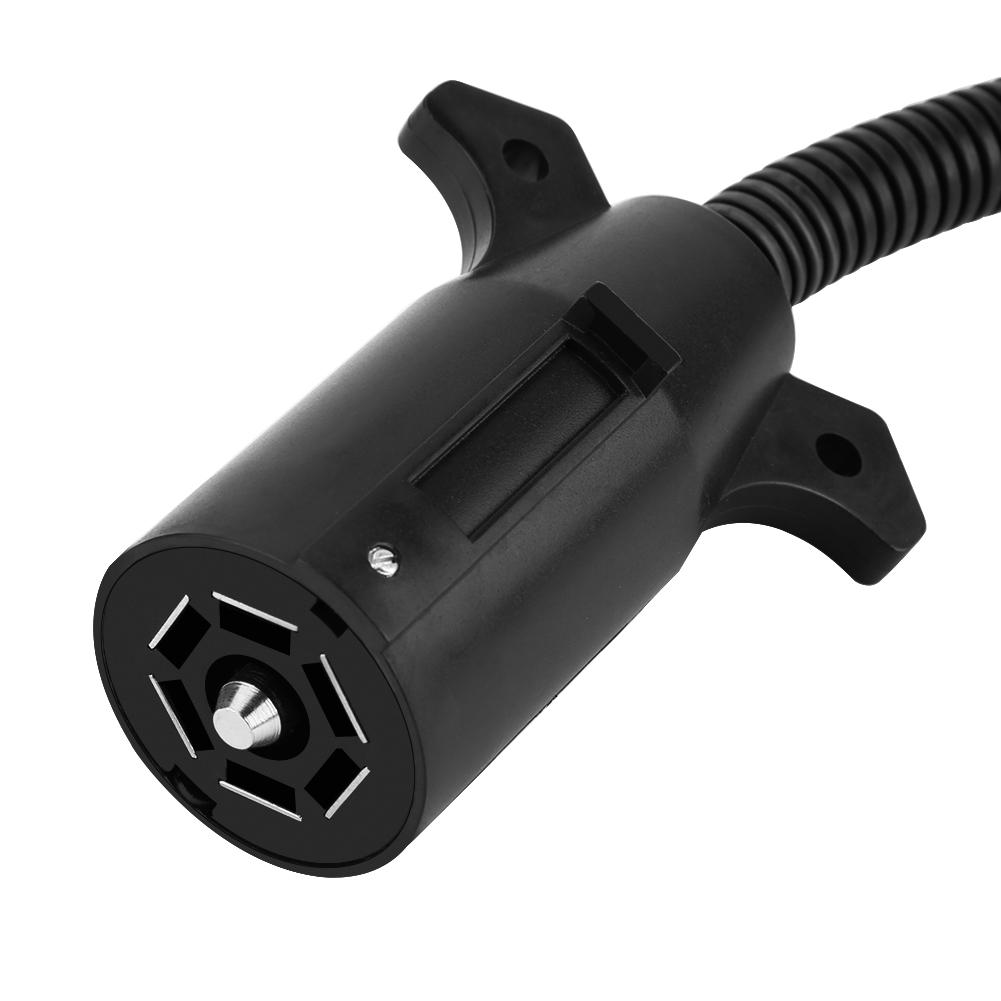 7kolíková zástrčka přívěsu Kabelový svazek Vodiče Lisovaný konektor s plochými kolíky pro RV Tažné zařízení Tažení 2 metry