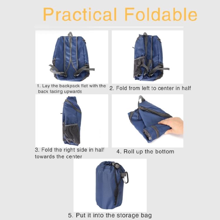 Foldable Camping Backpack Hiking Daypack Water Resistant for Travel Camping