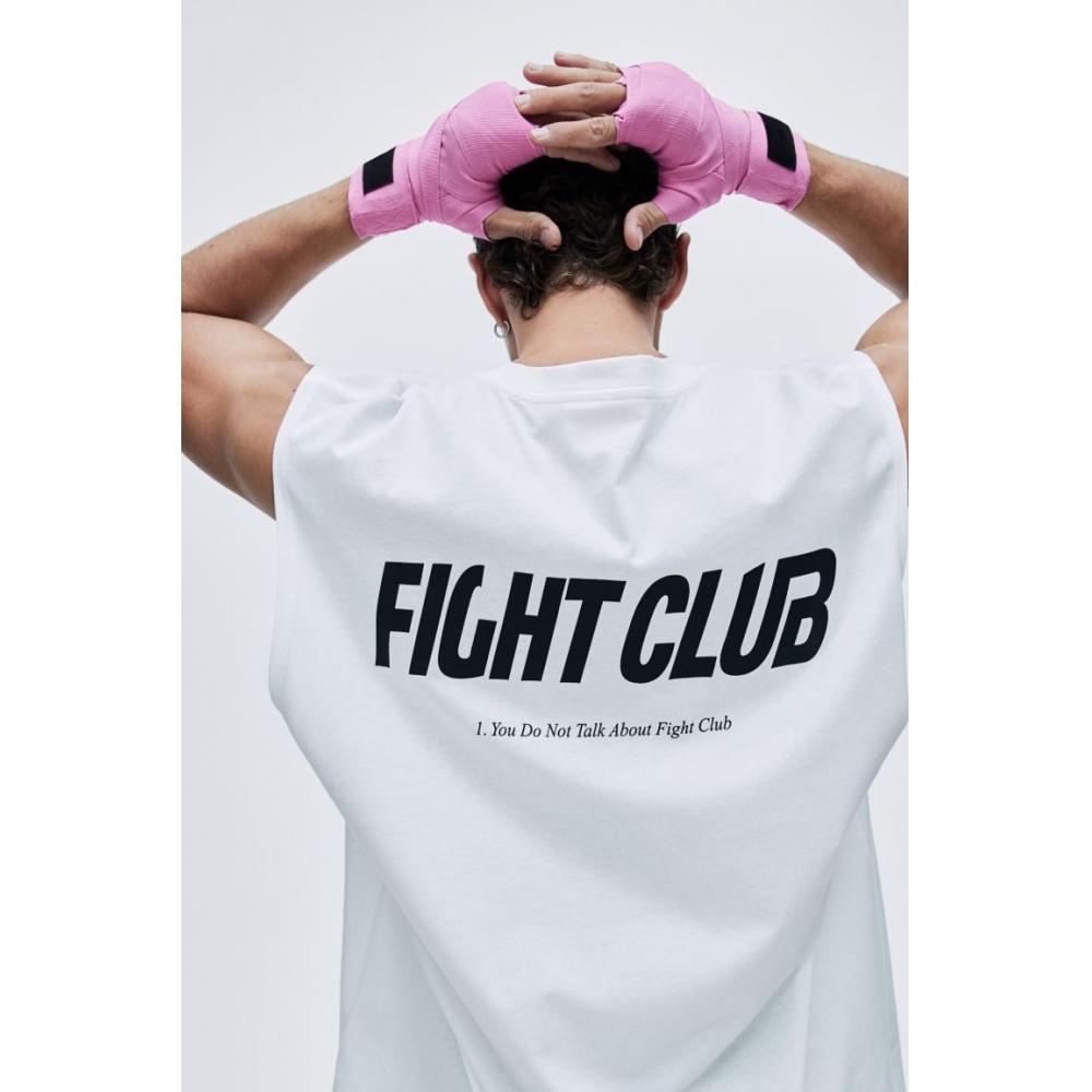

Спортивный топ без рукавов HM свободного кроя dryMove белый figHt Club XL