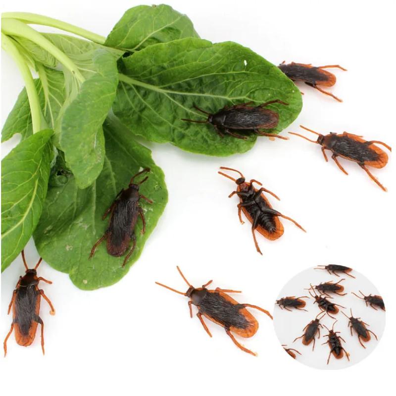 10pcs/lot Lifelike Simulation Fake Rubber Scorpion Gecko Centipede Cockroach Toy Prank Funny Trick Joke Toys