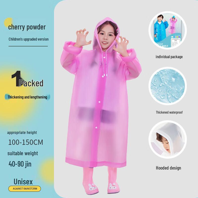 Kids' Disposable Rain Poncho