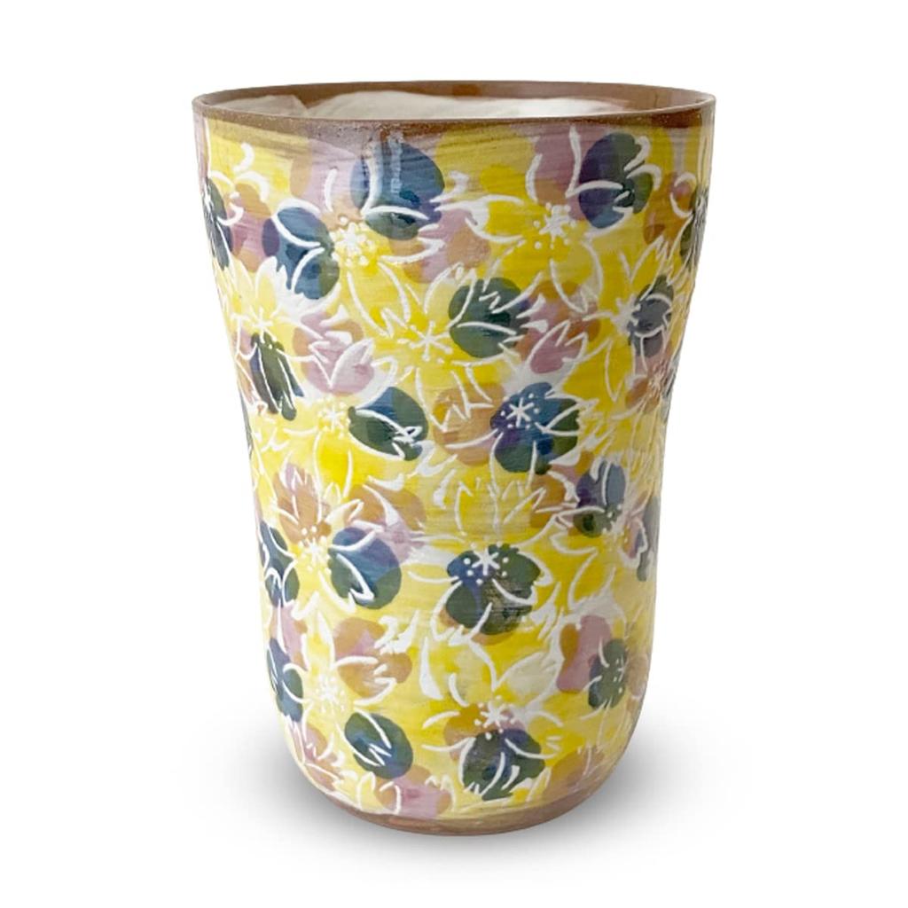 Kobo Sho High Cup Blue Full Bloom Hasami Ware Made In Japan 179324 J-kitchens ~ /