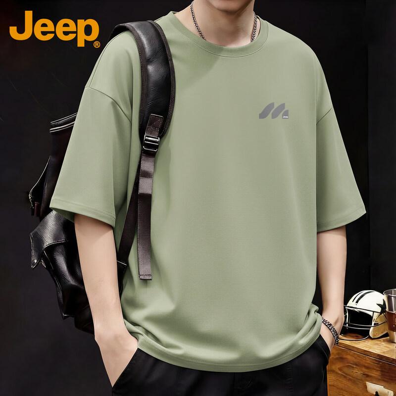 JEEP Men s Cotton Short Sleeve T-Shirt L