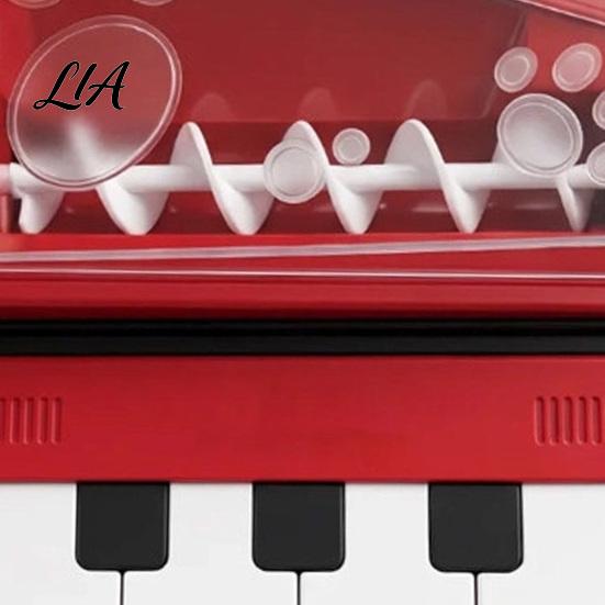 Automatic Cat Treat Toy Dog Piano Feeder, Interactive Dispenser Toy, Non-slip Base Feeder with Sound Educational Pet Effects, Transparent Food Storage