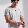 Under Armour Loose Fit V-Neck Short Sleeve T-Shirt Unisex Tops Light-Gray 21500531-009