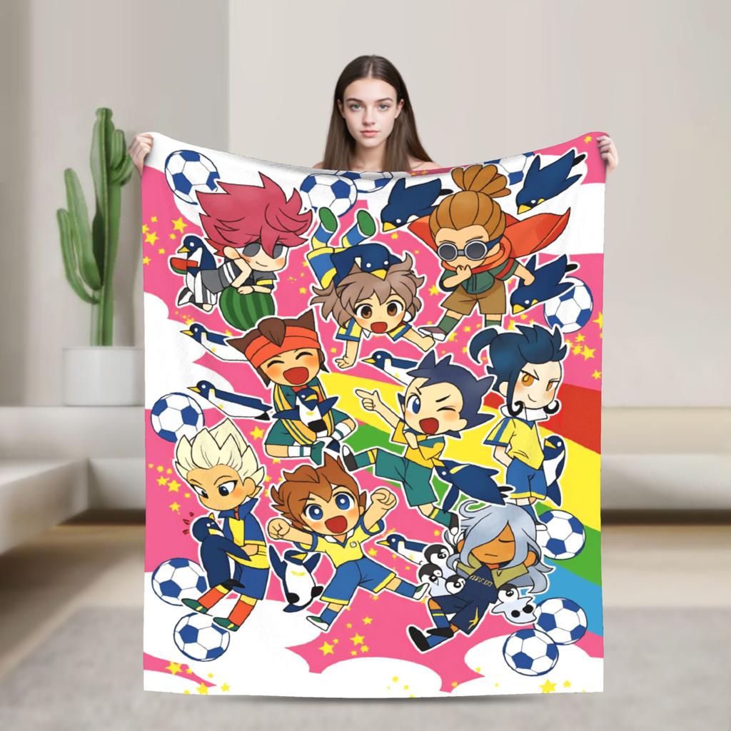Coperta Anime Axel Blaze Inazuma Eleven Morbida Tendenza Street Peluche Coperta Plaid Per Ragazzo Ragazza Camera da Letto Flanella Copriletto Copri Letto