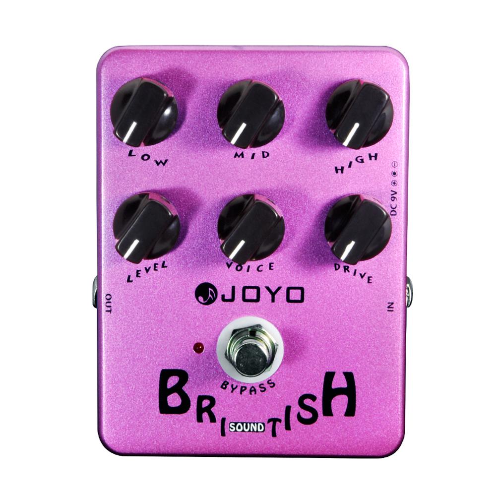 JOYO JF-16 BRITISH SOUND Overdrive Gitarrenpedal Liefert Wärme und Harmonische Overdrive-Sounds Klassische Verstärkersimulationspedale