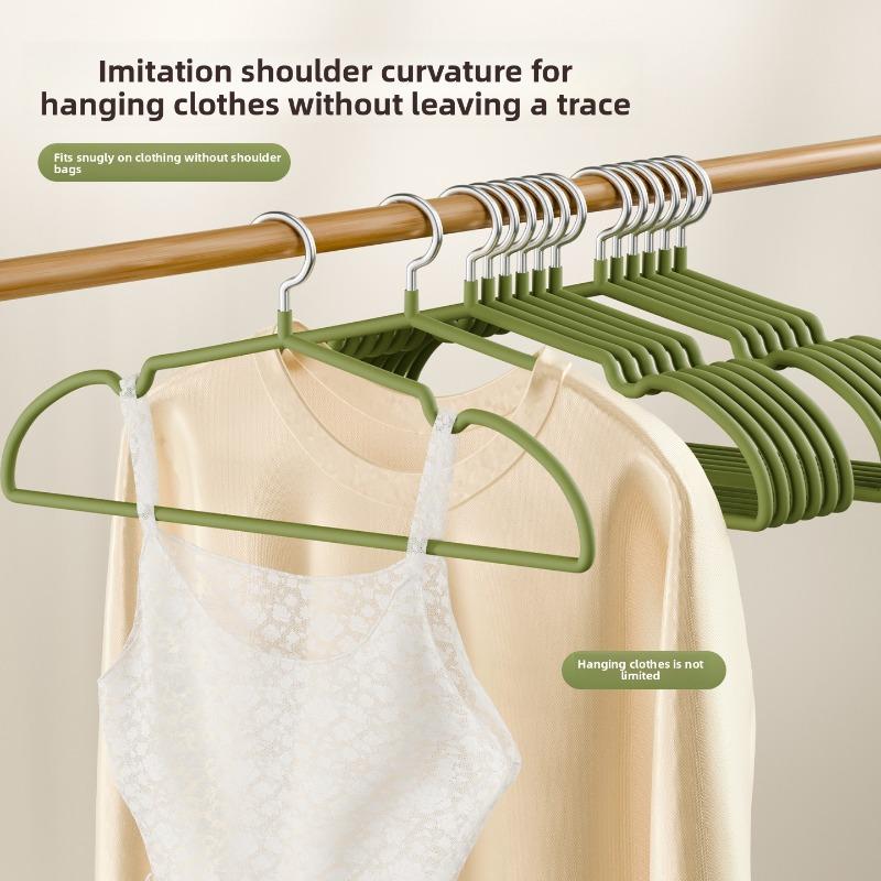 Super Thick Matte Resin Coat Hanger, Seamless and Anti-slip, Adult Thickened Coat Hanger Support Coat Hanger