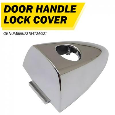 Chrome Front Door LH Driver Handle Keyhole Bezel Cover Fit 2013-17 Honda Accord