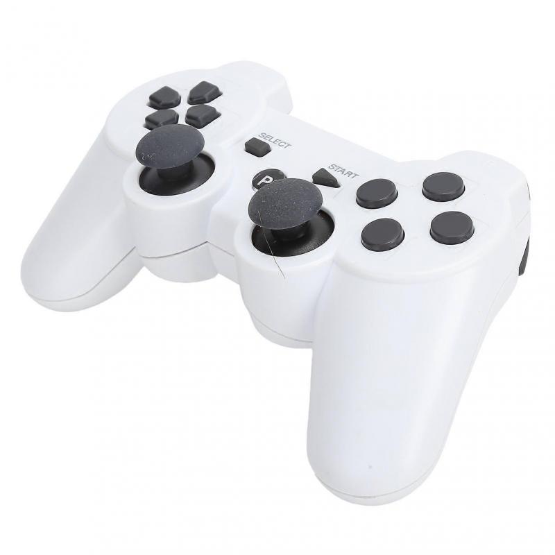 Wireless Game Controller Rechargeable Bluetooth Wireless Game Controller Remote Control for PS3 White