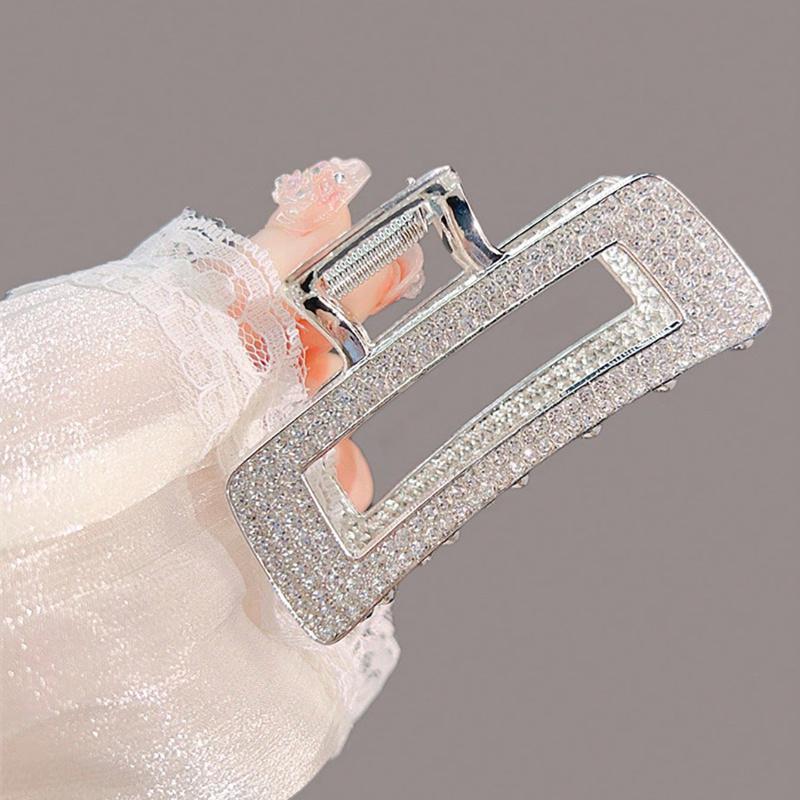 1pc Alloy Bat, Tassel, Spider Claw Hair Clip, Women Daily Full/Half Clip Bun Holder, Hair Claw with Red Crystal Design, Halloween Atmosphere