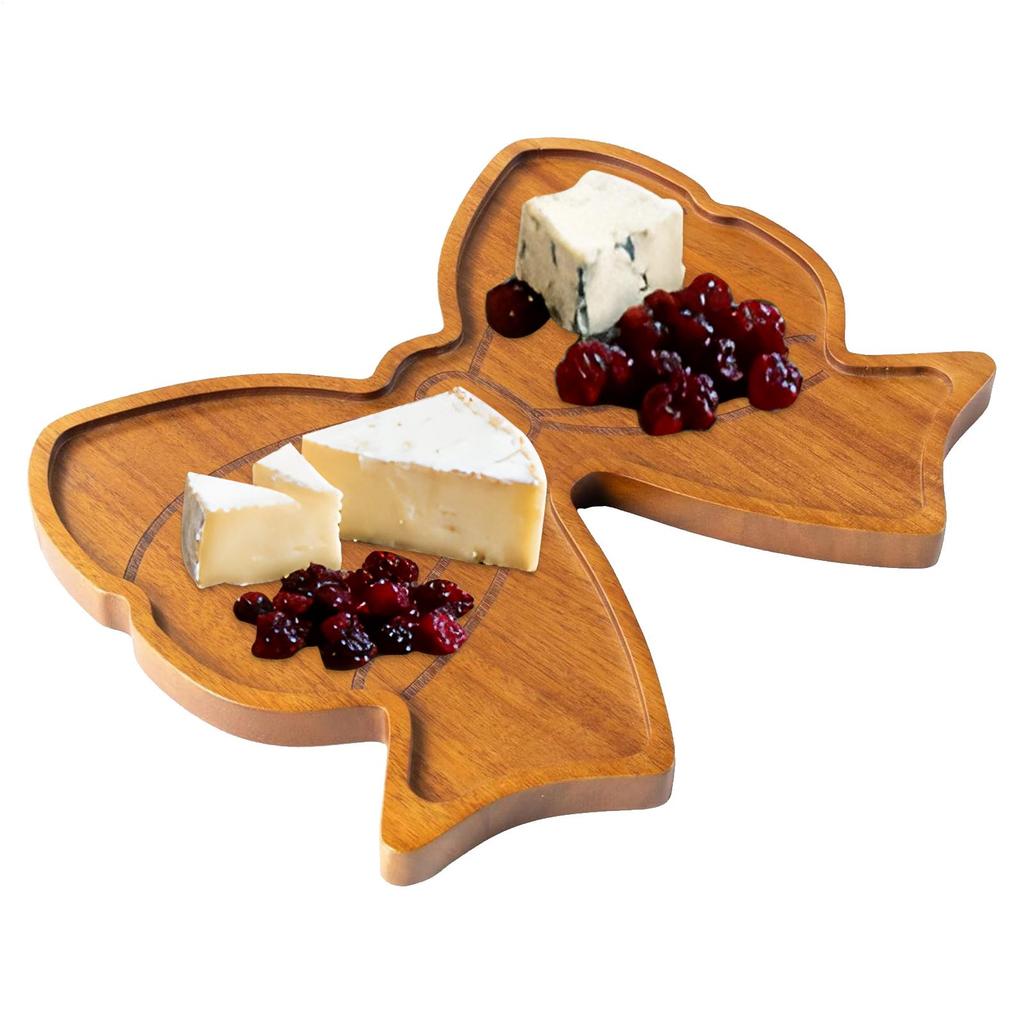 Charcuterie Boards Wooden Bow Platter Cute Charcuterie Board Serving Tray for Candy Snack Dessert Appetizer Food Meat Fruit