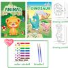 Montessori Kids Watercolor Coloring Book With Built-In Paint Board And Brushes Educational Creative Art Gift For Children