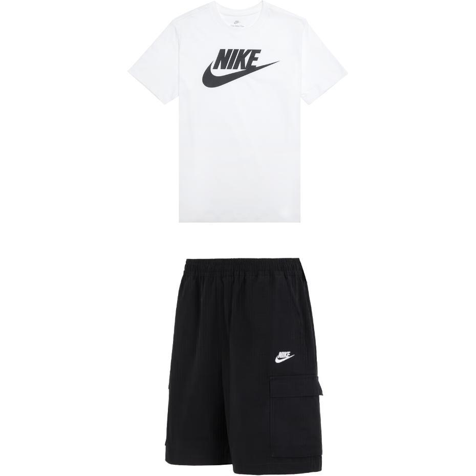 New Nike Casual Sportswear Men's AR5005-101+FB1247-010