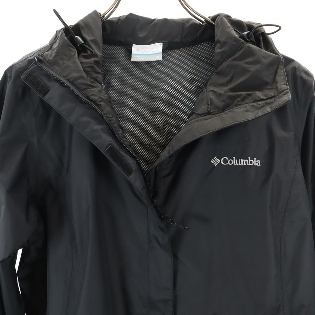 Columbia Rain jacket M black Outdoor Mesh Lining Women Used