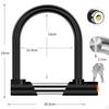 Bike Lock Cycling Locks Accessories U Shape Portable Sturdy Scratch Resistant Bikes