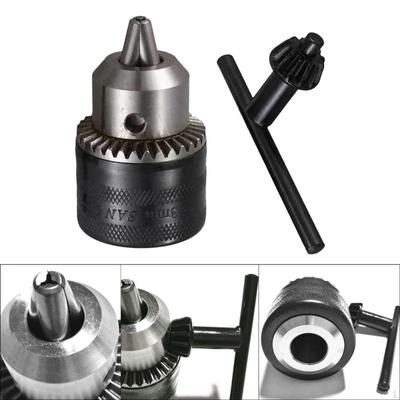 1,5-13mm Borrchuck, 1/4" Snabbväxlings Hexfäste, Chucknyckel,