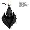 Gothic Style Plant Container Hanging Bat Pot, Resin Planter, Halloween Spooky Home Porch Planter for Trailing Vines, Artificial Plants, Indoor Outdoor