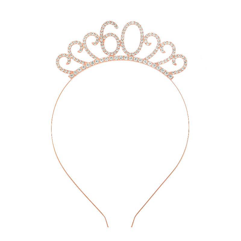 Cross-Border Digital Birthday Crown Set: Headdress, Party Shoulder Strap & Etiquette Belt Photo Prop for Girls