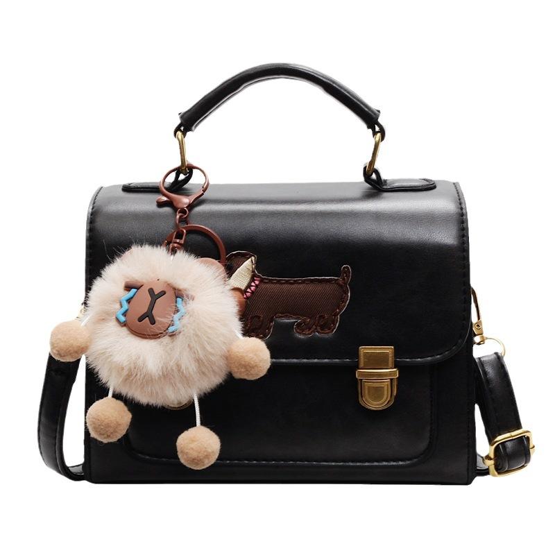 Fashion and high-end portable small square bag women's 2025 winter niche simple casual shoulder messenger bag trendy women's bag