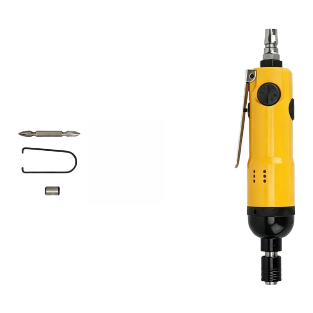 Driven Pneumatic Screwdriver 60 Nm Torque 1/4 Inch Straight Handle Compact Design for Tight Space Operation Driven