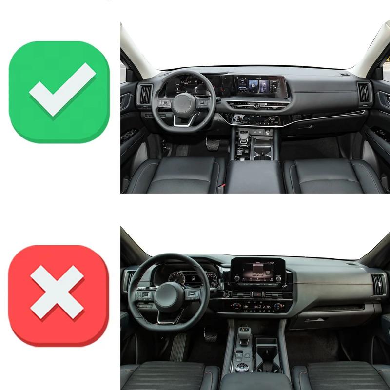 for Nissan Pathfinder R53 SL 2025- Car Accessories Dashmat Dashboard Cover Pad DashMat Sunshade Protective Carpet Leather