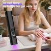Mini UV Light For Nails Gel Polish Dryer USB Charging Digital Display LED Nail Light With 2 Timing Modes For Manicure Pedicure
