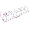 6 Bike Stand Galvanized Steel
