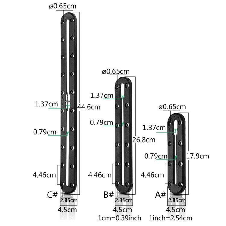 Kayak Rail Track Paddle Holder Clip Rod Holder Track Mount Accessory No Drilling