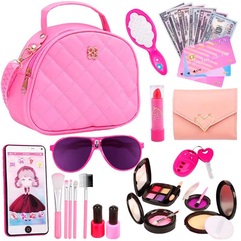 

Маленькая девочка Симуляция Детская косметика Сумочка Игровой набор Играть в домик