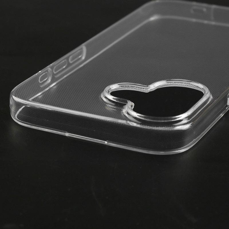 Transparent Anti-Drop TPU Soft Case for iPhone 17 Pro Max, 16 Plus, 15, 14 - Anti-Slip, Protective Cover