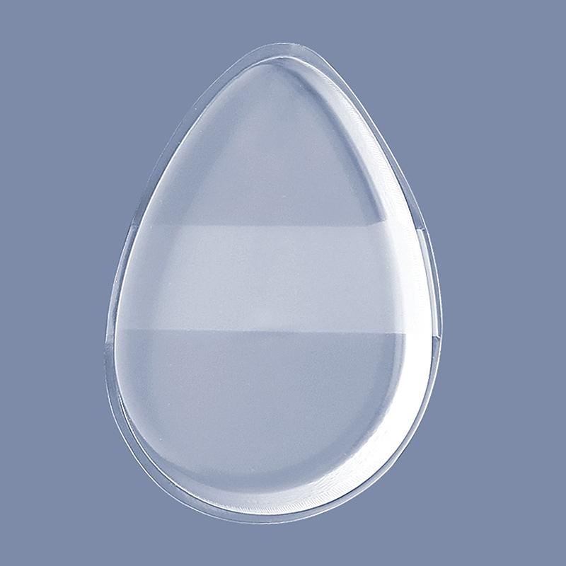 Soft Pu Powder Puff Circular Water Drop Transparent For Cosmetic Face Foundation Bb Cream No Powder Eating Powder Makeup Tool