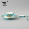 Auratic Madam Porcelain West Lake Blue 6-Piece Dinnerware Set