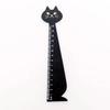 1 Piece Cute Cat Straight Ruler Wooden Kawaii Tools Stationery Cartoon Drawing